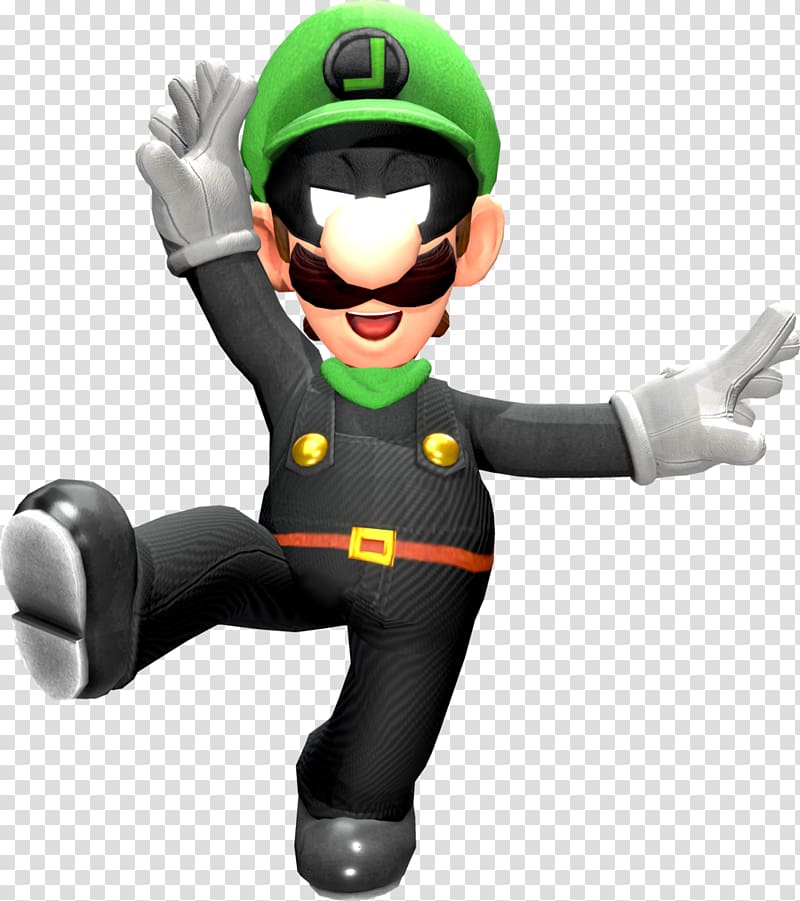 New Super Luigi U Paper Mario Mr. L, thunder strike transparent background PNG clipart