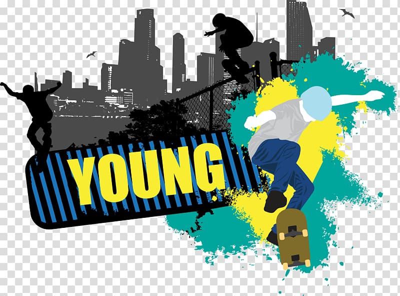 young skaters illustration, Skateboard Free Skateboarding , Skateboard juvenile transparent background PNG clipart