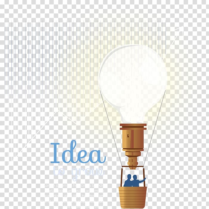 Incandescent light bulb Euclidean , business idea transparent background PNG clipart