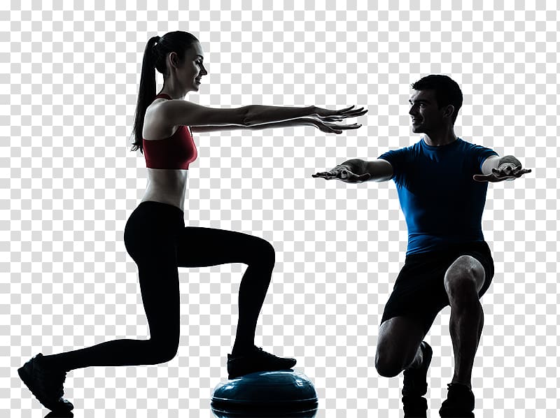 Online fitness coach poster with personal trainer Vector Image