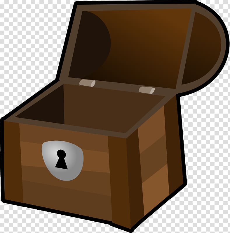 Buried treasure Chest , Treasure Chest Outline transparent background PNG clipart