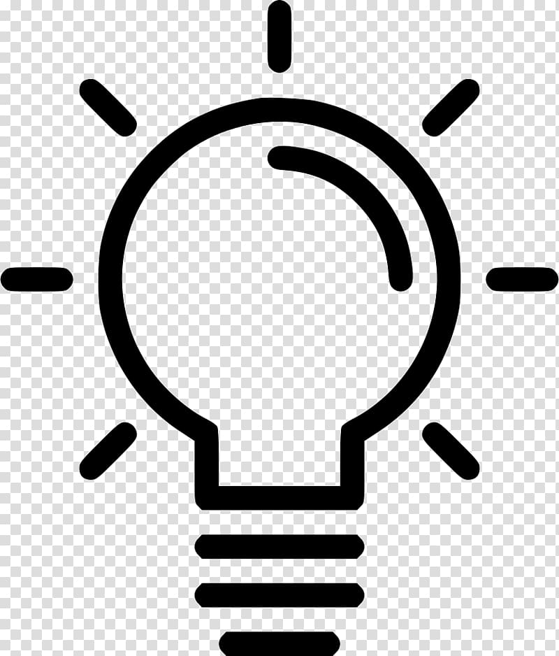 light bulb , Computer Icons Incandescent light bulb Lamp Idea, IDEA transparent background PNG clipart