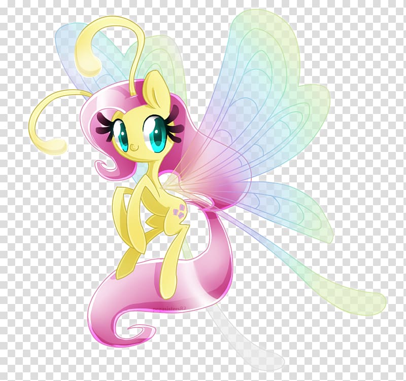 My Little Pony: Friendship Is Magic fandom Fluttershy , fluttering butterflies transparent background PNG clipart
