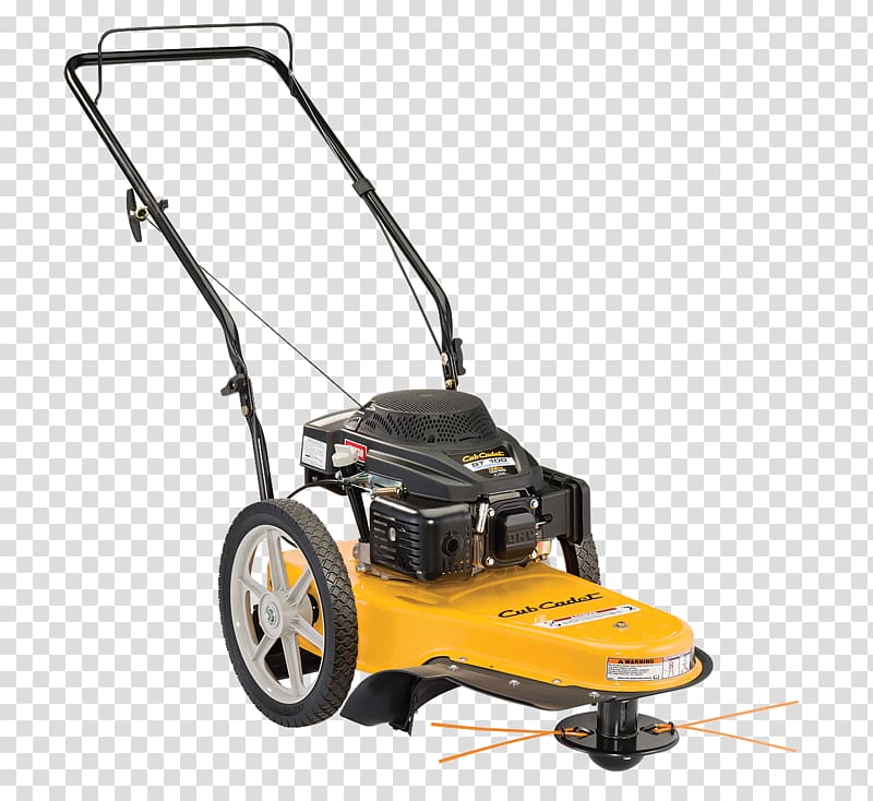 String trimmer Lawn Mowers Cub Cadet Chainsaw, rugged lines transparent background PNG clipart