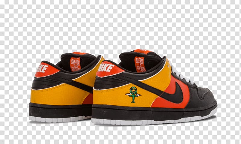 Sports shoes Skate shoe Nike Skateboarding, Orange KD Shoes Low Top transparent background PNG clipart