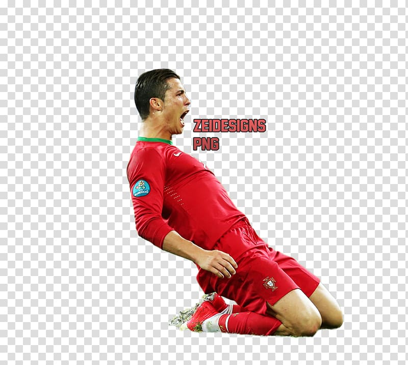 man wearing red sweatshirt, UEFA Euro 2016 Real Madrid C.F. , Cristiano Ronaldo transparent background PNG clipart
