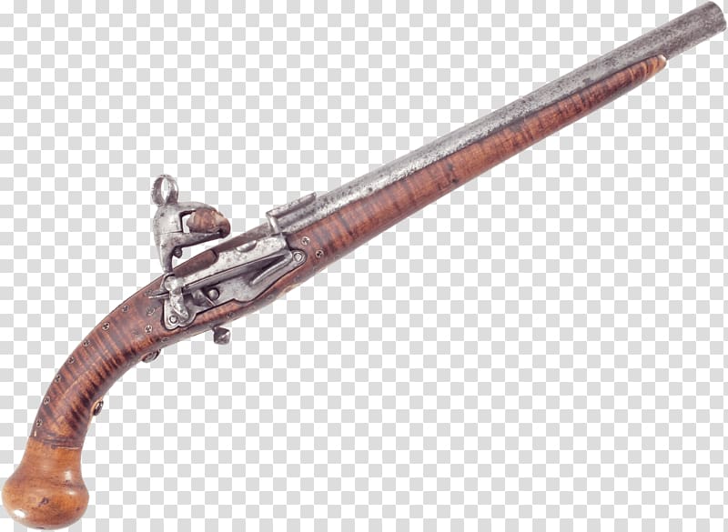 Trigger Firearm Miquelet lock Gun barrel Flintlock, circassian transparent background PNG clipart