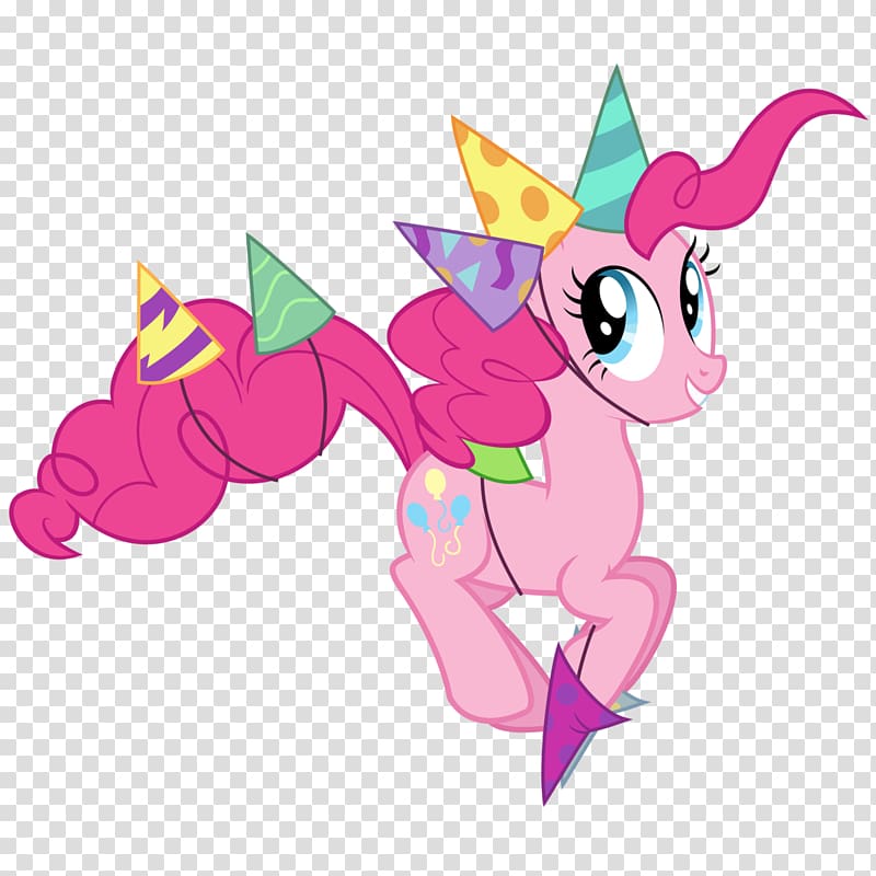 Pinkie Pie Pony Party hat Rarity, appeal transparent background PNG clipart