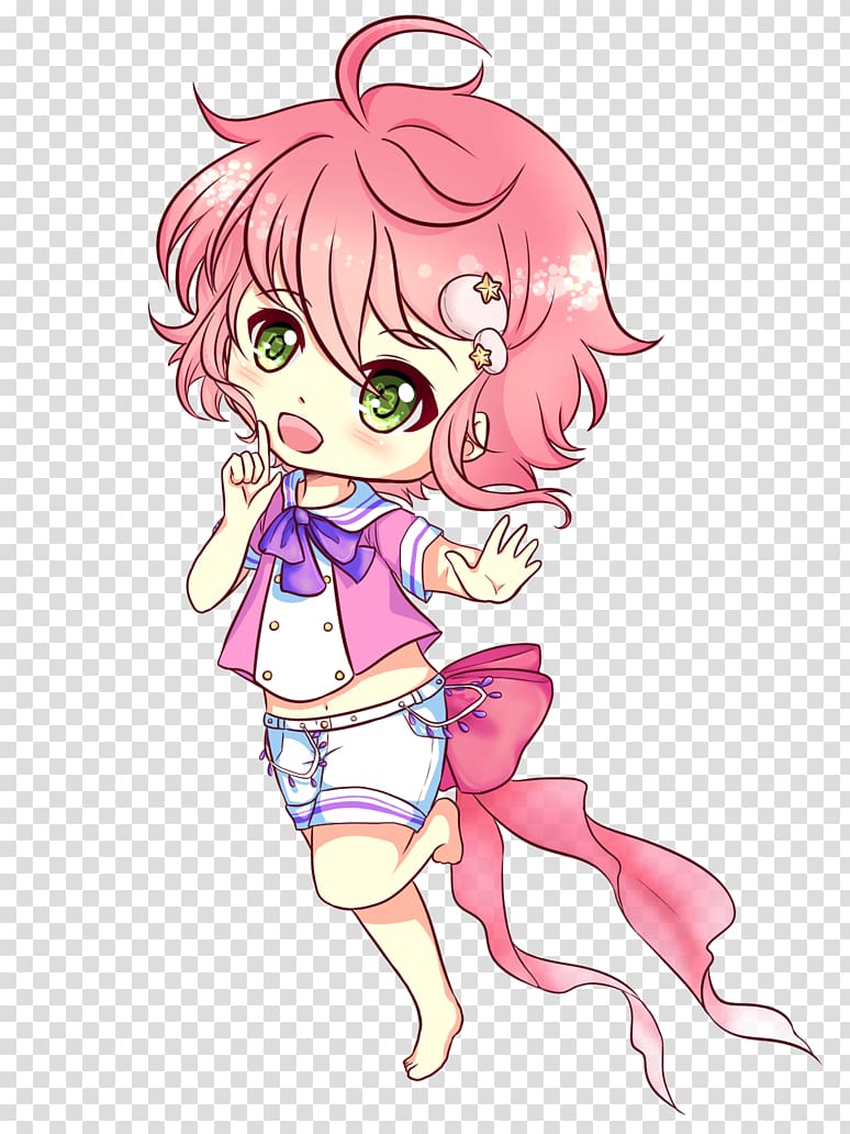 Drawing Fan art PaigeeWorld , keychain is made of which element transparent background PNG clipart