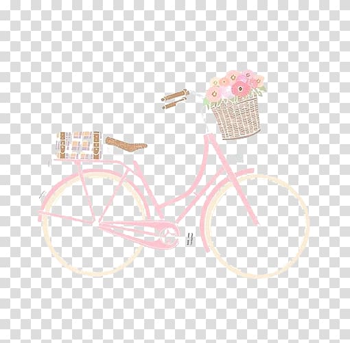 Bicycle , Pink bike transparent background PNG clipart