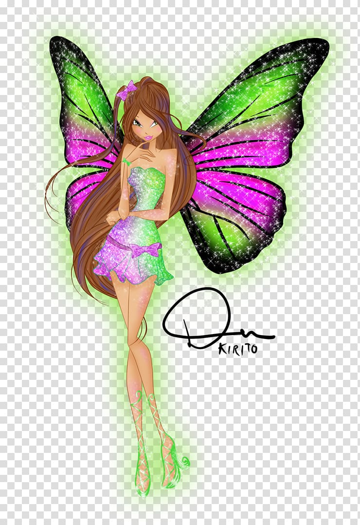 Flora Fairy Boszorkány Drawing Mythix, Fairy transparent background PNG clipart