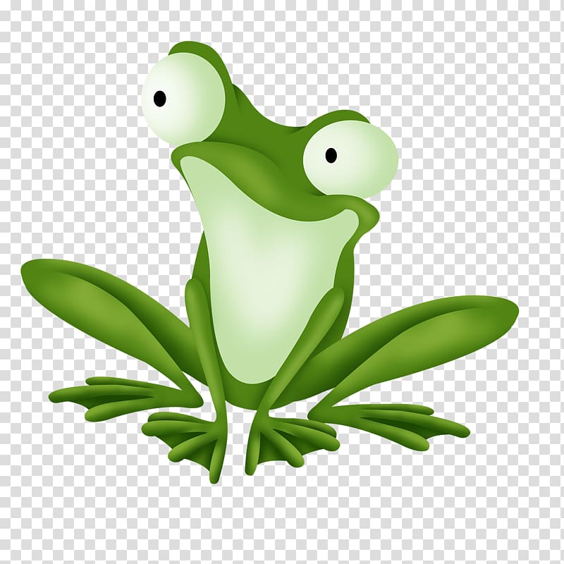 Tree frog Edible frog Cartoon, prince frog transparent background PNG clipart