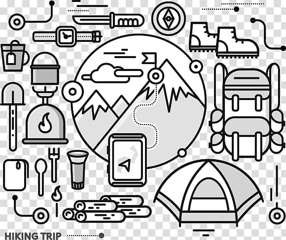 Euclidean Icon, Creative Global Travel information map material, transparent background PNG clipart