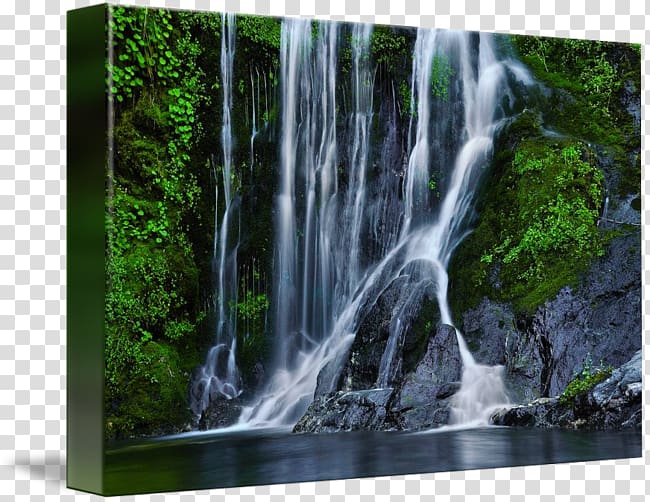 Waterfall Sturtevant Falls Water resources Watercourse, waterfall scenery transparent background PNG clipart