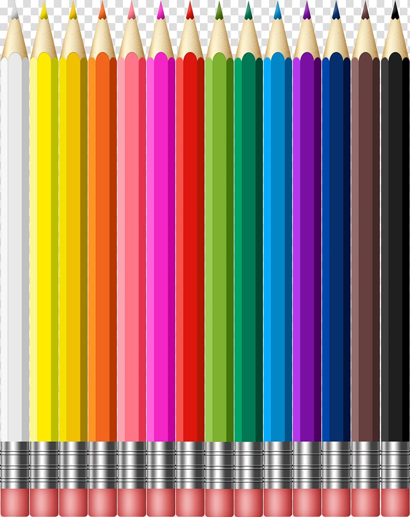 Colored pencil, pencil transparent background PNG clipart