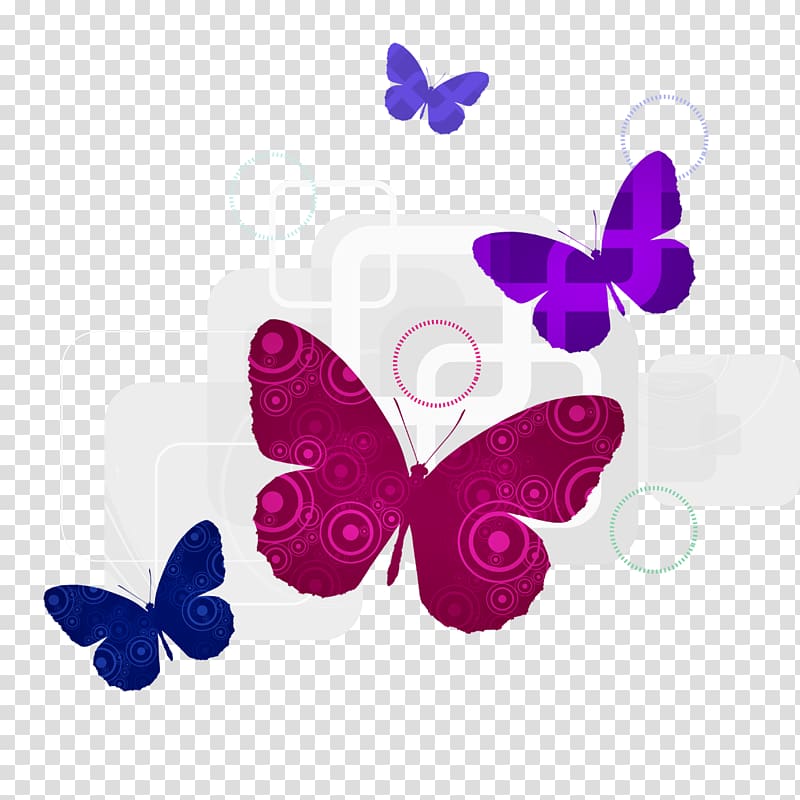Butterfly Dancer Silhouette, Butterfly Fun transparent background PNG clipart