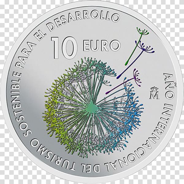 International Year of Sustainable Tourism for Development Royal Mint Spain Coin, Coin transparent background PNG clipart