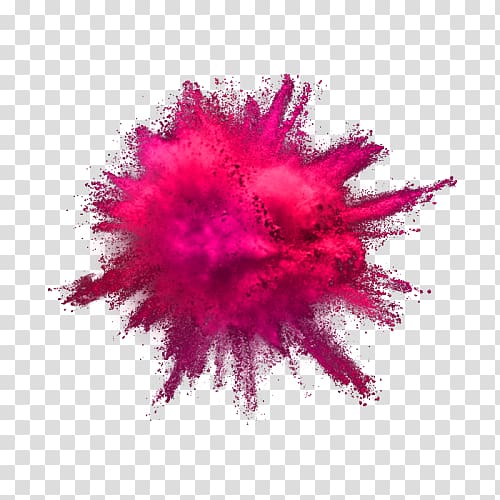 red and black illustration, Dust explosion Color Powder, Pink Colored Smoke transparent background PNG clipart