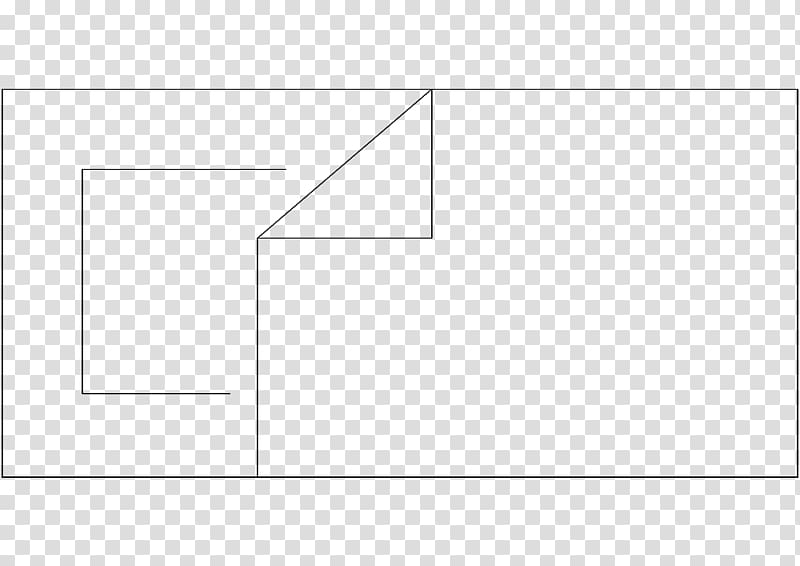 Paper Line Angle Point Diagram, Single Bed top transparent background PNG clipart