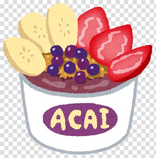 Açaí na tigela Fruit Açaí palm Food Brazilian cuisine, acai bowl transparent background PNG clipart