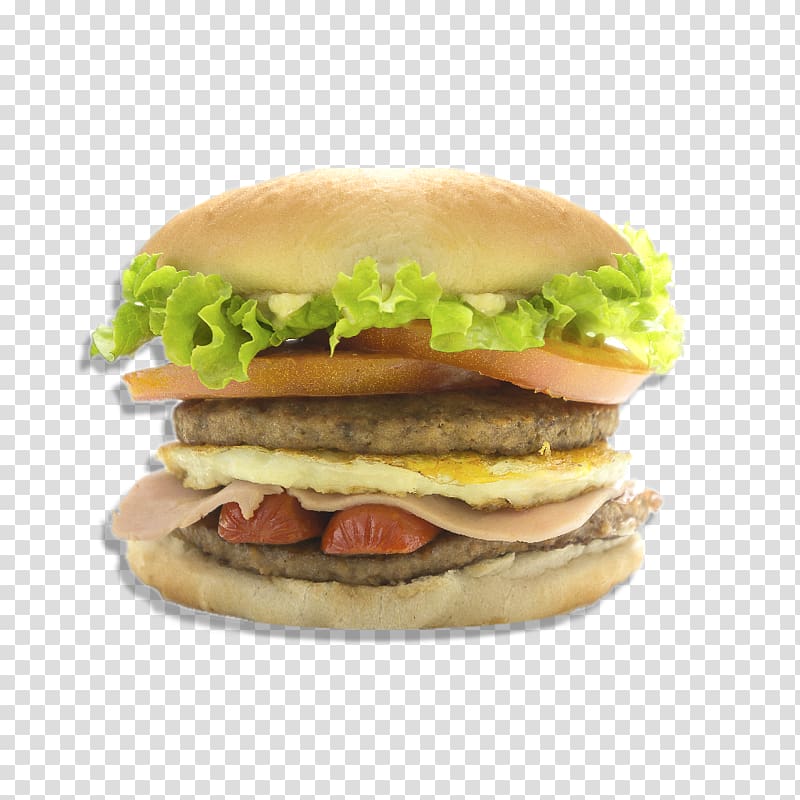 Hamburger Fast food Cheeseburger Ham and cheese sandwich Breakfast sandwich, gourmet transparent background PNG clipart