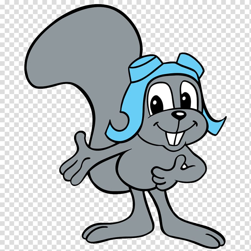 Rocky the Flying Squirrel Bullwinkle J. Moose Natasha Fatale Boris Badenov Animated cartoon, squirrel transparent background PNG clipart