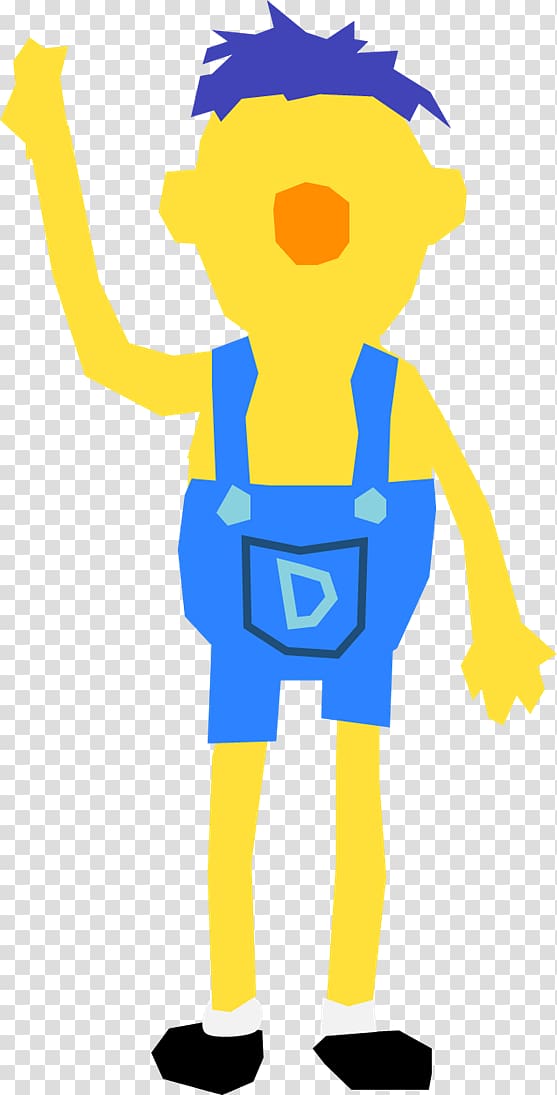 Yellow Guy YouTube, overalls transparent background PNG clipart