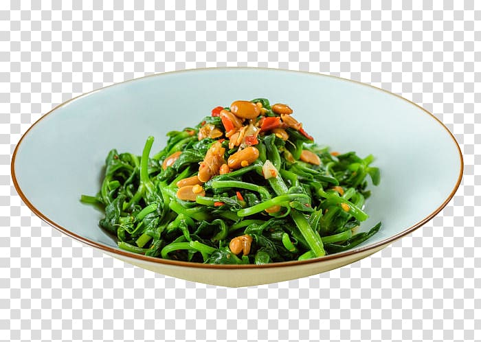 Namul Bean salad Vegetable, Delicious bean salad transparent background PNG clipart