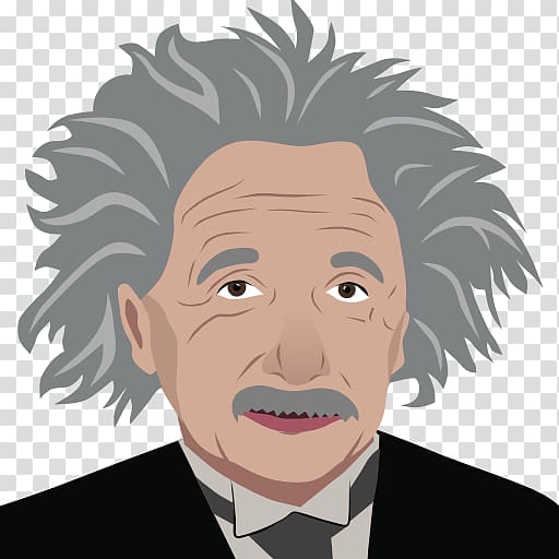 Albert Einstein Computer Icons , Einstein Hauir transparent background PNG clipart