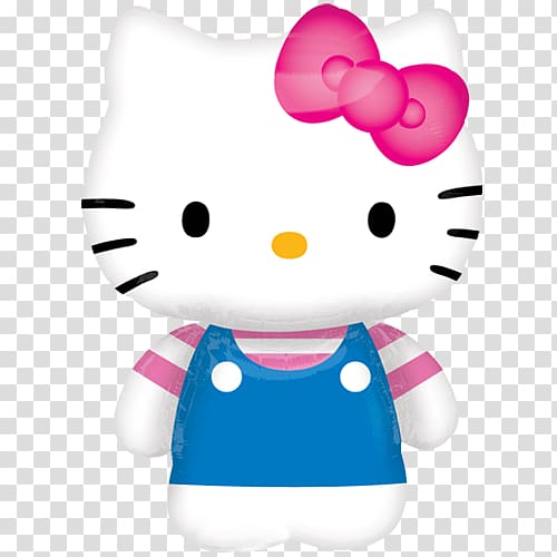 hello kitty con globos clipart