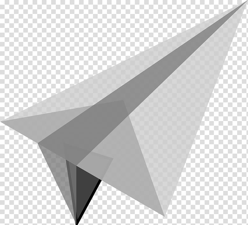 Paper plane Airplane, origami transparent background PNG clipart