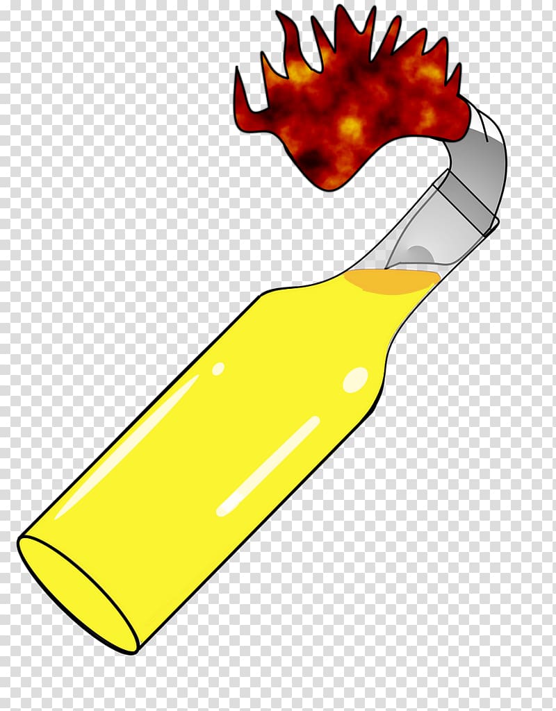 Molotov cocktail Incendiary device , cocktails transparent background PNG clipart