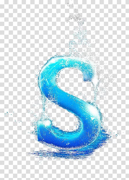 Blue Letter S, others transparent background PNG clipart