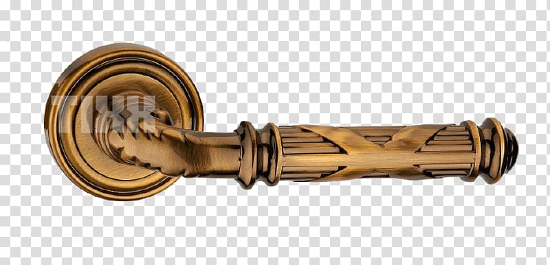 Brass Door furniture Door handle Builders hardware, Brass transparent background PNG clipart