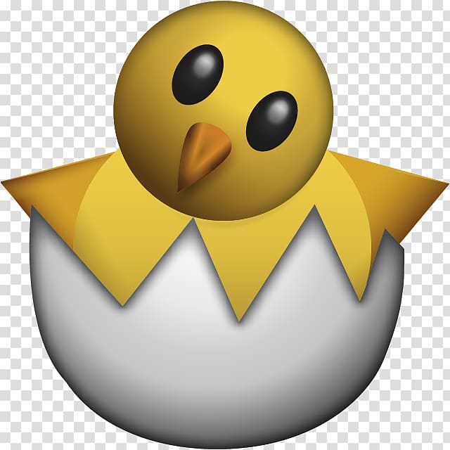 T-shirt Emoji Chicken Hatching Sticker, chick transparent background PNG clipart