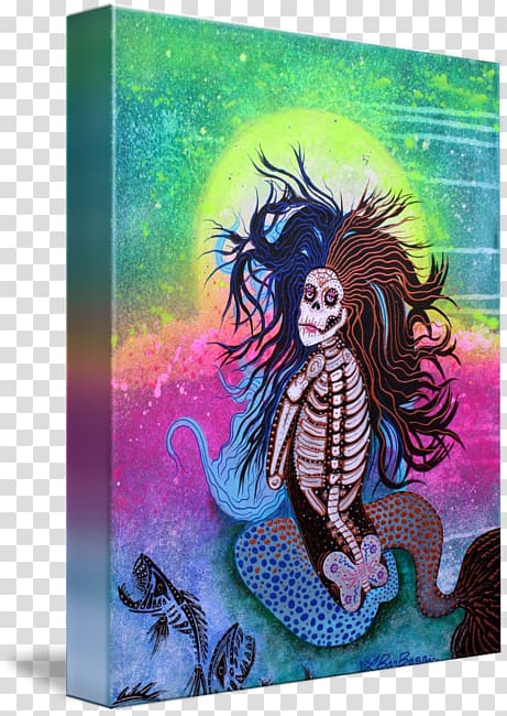 Sea witch Illustration Witchcraft Painting Art, sea witch transparent background PNG clipart