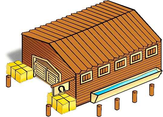 Horse Stable Barn , stable transparent background PNG clipart