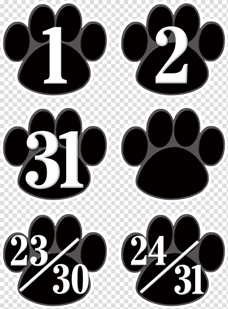 Paw Paper Calendar Cat Dog, Cat transparent background PNG clipart