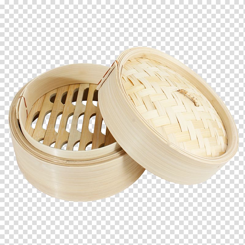 Bamboo steamer Food Steamers Kitchen utensil, bamboo transparent background PNG clipart