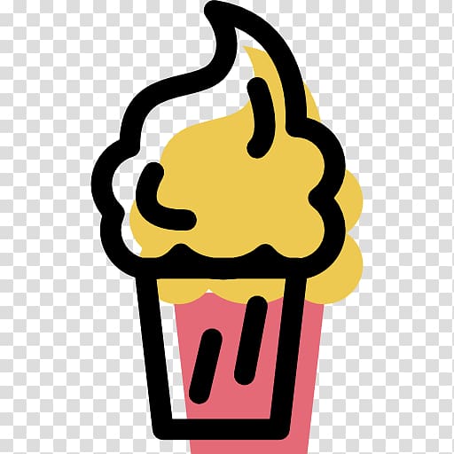 Ice cream cone Dessert wine Icon, Cartoon ice cream transparent background PNG clipart