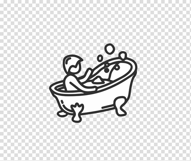 Bathing Adobe Illustrator Icon, Children take a bath transparent background PNG clipart