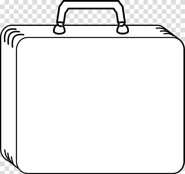 Suitcase Baggage , Suitcase Coloring Page transparent background PNG clipart