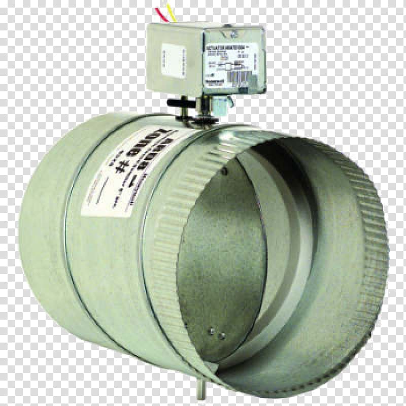 Damper Ventilation Honeywell Electric motor Heat pump, downflow transparent background PNG clipart