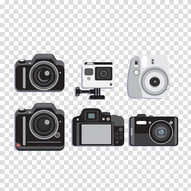 Single-lens reflex camera , Digital Cameras transparent background PNG clipart