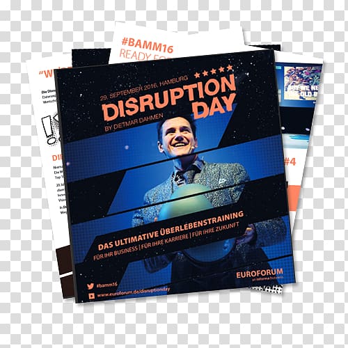 Display advertising Poster Brand, Disruption transparent background PNG clipart