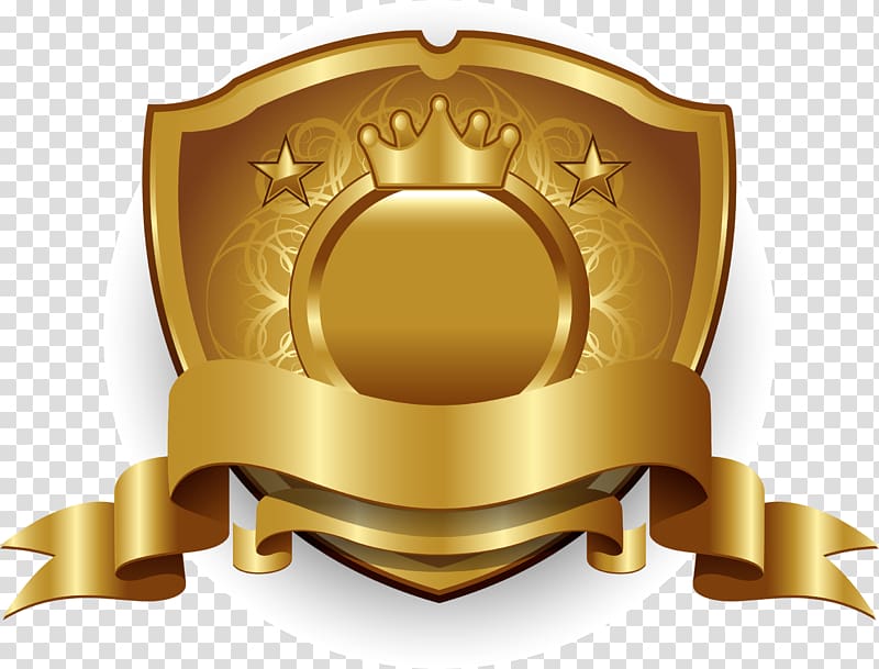 brown shield logo, Gold Shield, Golden Shield,Shield,Gold Label,Golden badge,Gold Badge transparent background PNG clipart