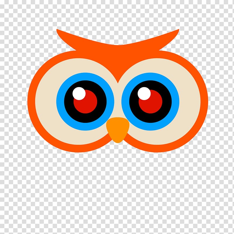 Owl Cartoon , Flat cartoon Owl transparent background PNG clipart