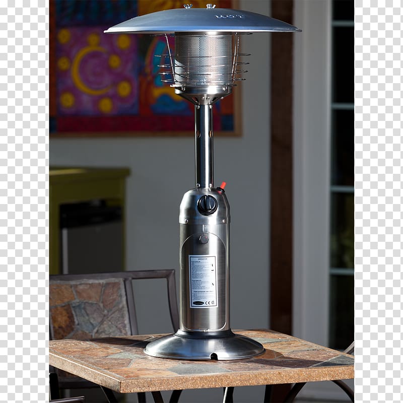 Table Patio Heaters Propane Gas heater, picnic table top transparent background PNG clipart