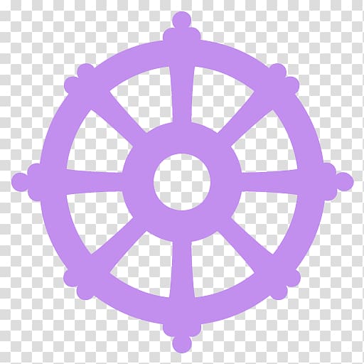 Buddhism Buddhist symbolism Dharmachakra , Wheel of Dharma transparent background PNG clipart