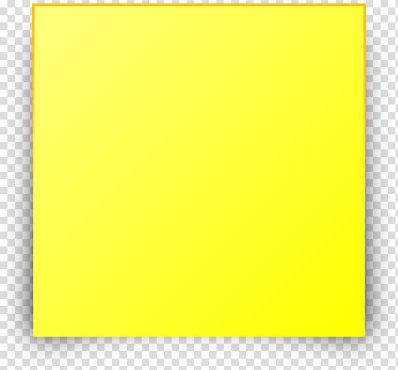 Post-it note Square Area Angle, Sticky note transparent background PNG clipart